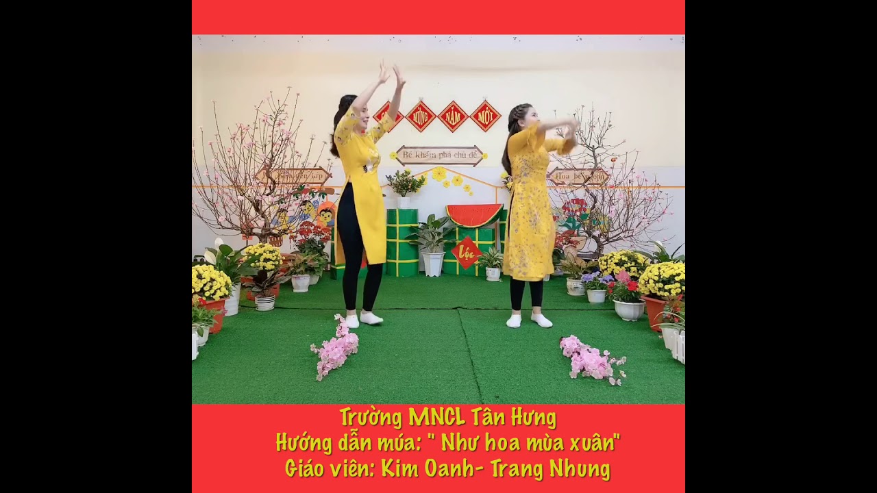 Trường MNCL Tân Hưng - Hướng dẫn múa 