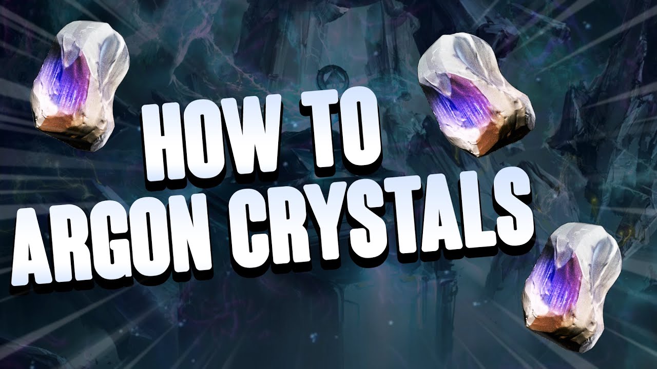 Warframe How to Farm Argon Crystals Fast YouTube