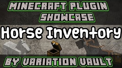 Minecraft Bukkit Plugin - Horse Inventory