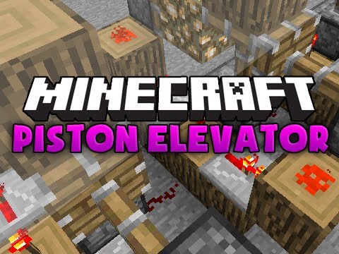 Minecraft Tutorial: Piston Elevator! (Works on xbox)