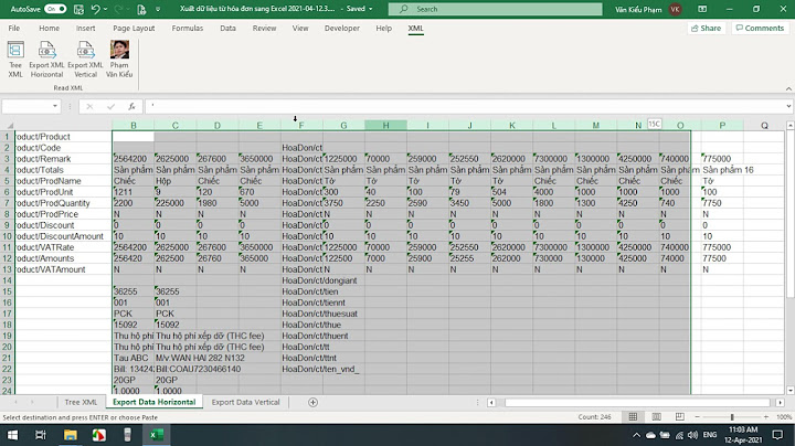 Làm cách nào để chuyển đổi dữ liệu XML sang Excel trong Python?