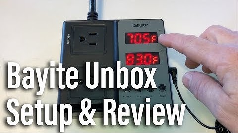 Bayite Thermostat Temperature Controller Unboxing, Review & Setup