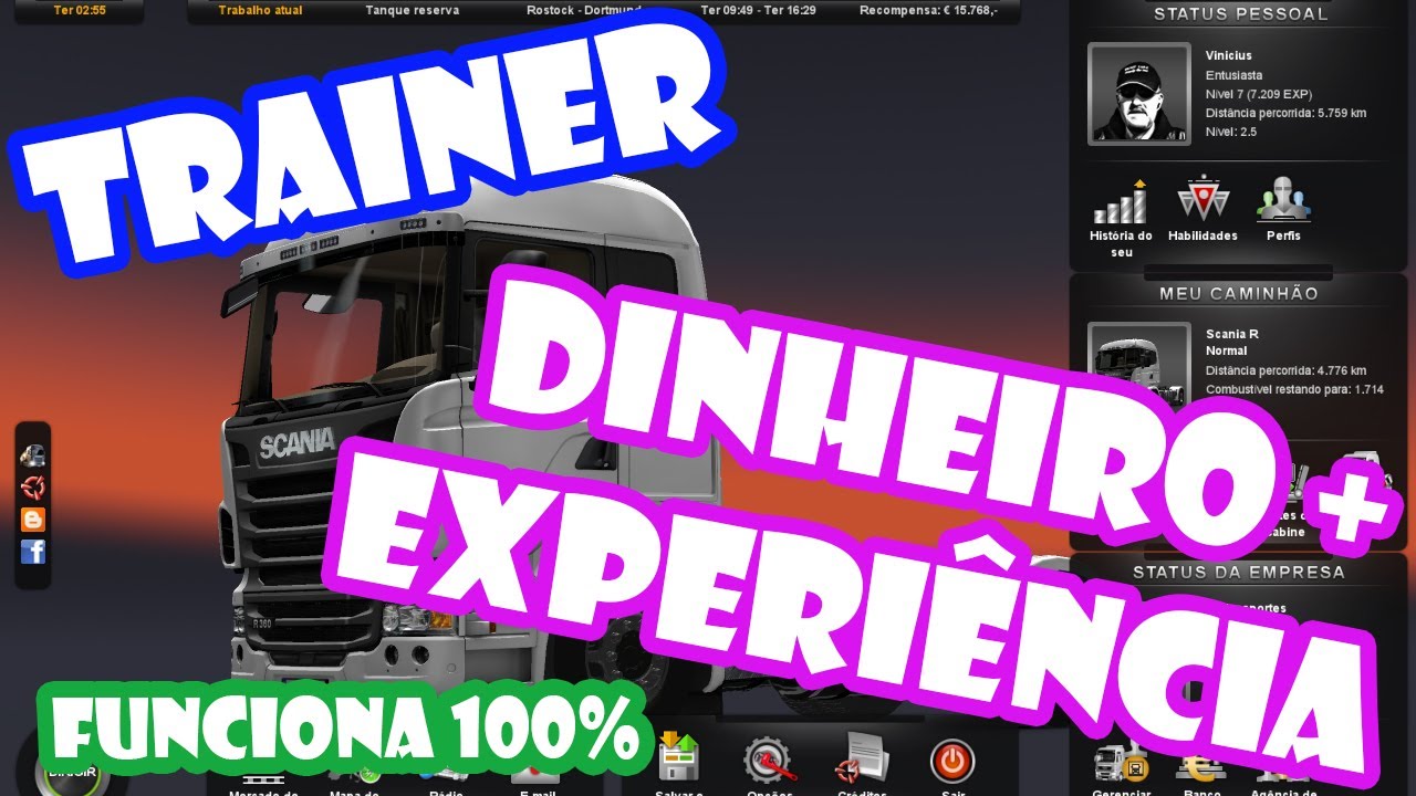 Steam Community :: Video :: Dinheiro e Experiência no Euro Truck Simulator  2 - Ideal para perfis novos para testar MODs