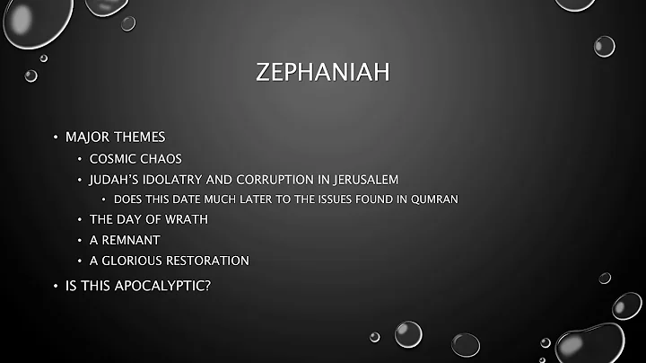 zephaniah nahum habakkuk