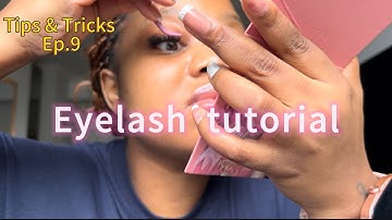 #tipsandtrick Ep.9 : eyelash tutorial| how to do cluster lashes at home| 🇿🇦 