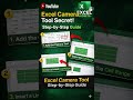 Excel Camera Tool | #excel #exceltips #excelsecrets #productivity #hacks #worksmarter