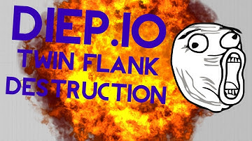 Diep io | MAX LEVEL Twin Flank Domination! 58K Highscore // First Diep.io gameplay!