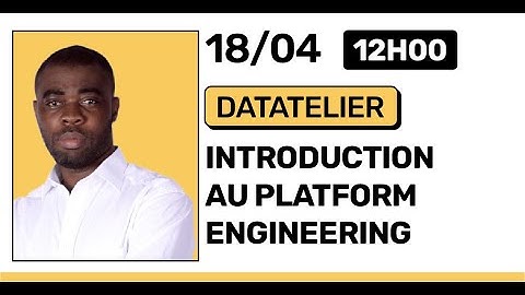 Introduction au Platform engineering