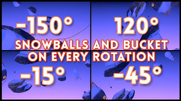 Getting Over It - Snowballs And Bucket Done On Every Rotation