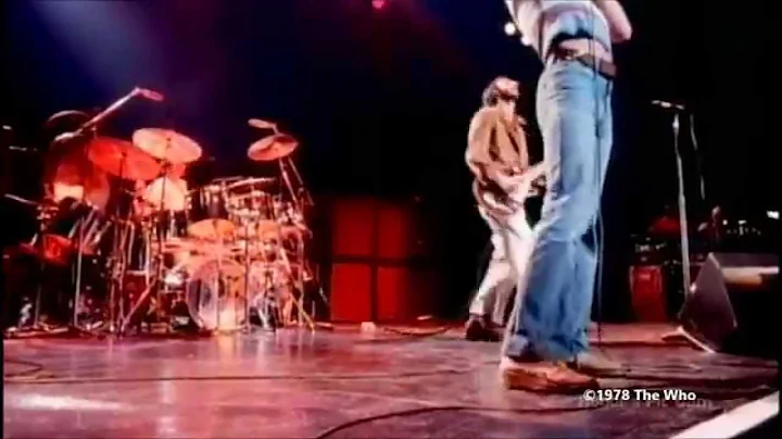 The Who at Shepperton Studios on 25 May 1978