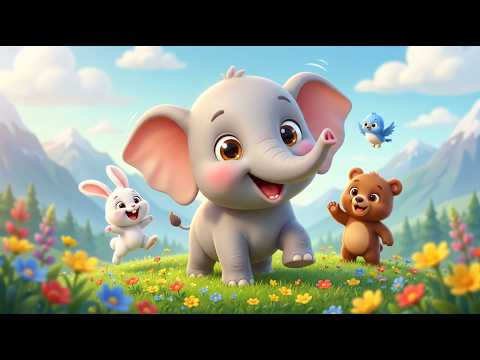 Video Animali della Montagna 2 ? | Cinque Coniglietti Saltellanti ... | Canzoni per Bambini