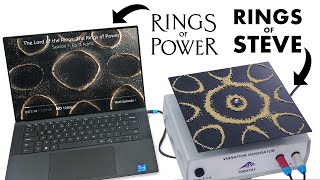 I recreated the Rings of Power with a vibrating square