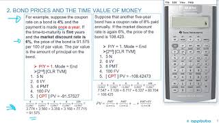 calculate a bond’s price given a market discount rate;