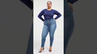 Curvy Mid Rise Jeans 