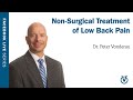 Non-Surgical Treatment of Low Back Pain