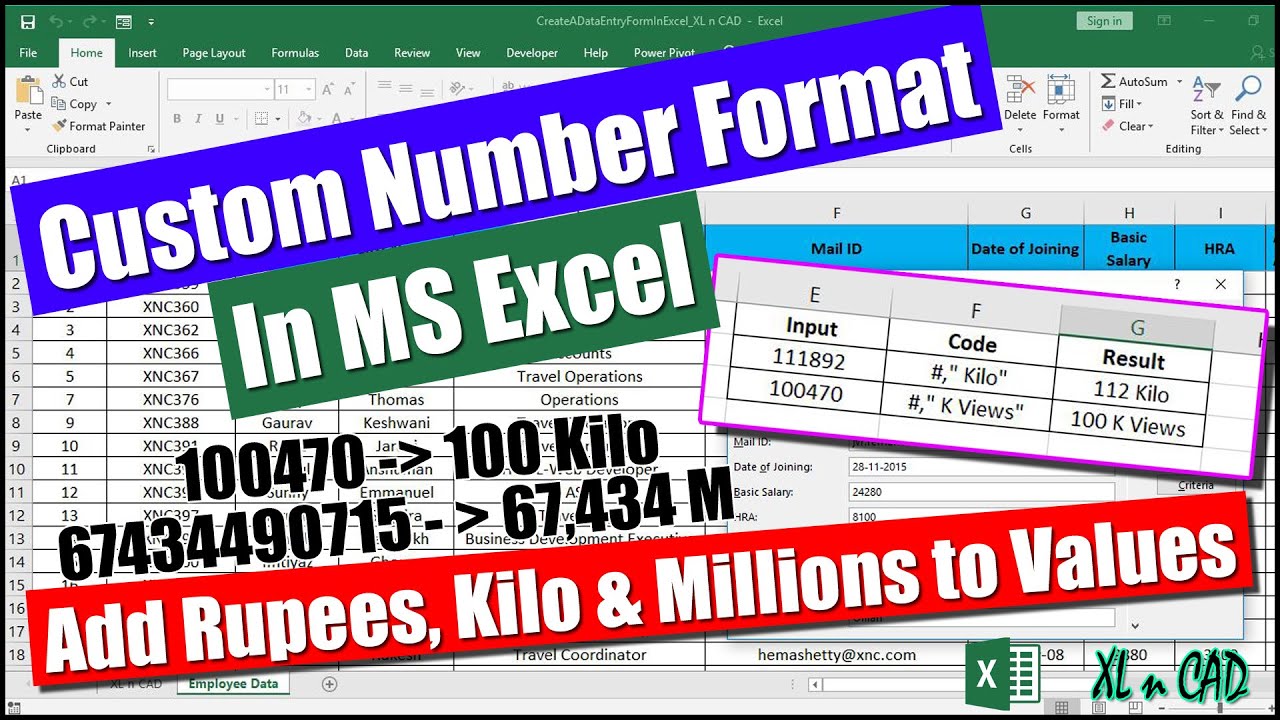 Custom Number Format In Excel YouTube custom-number-format-in-excel-youtube