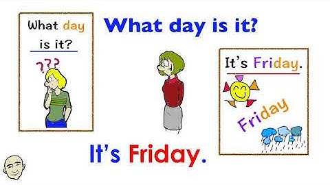 Days of the Week - English conversation practice | Mark Kulek - ESL