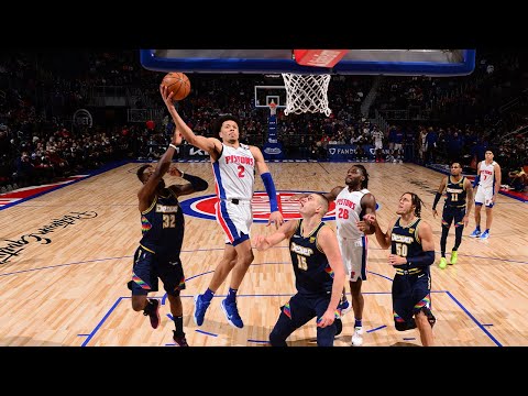 Detroit Pistons Highlights | Cade Cunningham records career-high 34 points vs. Denver Nuggets