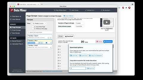 Crawl - Scrape Detailed Data
