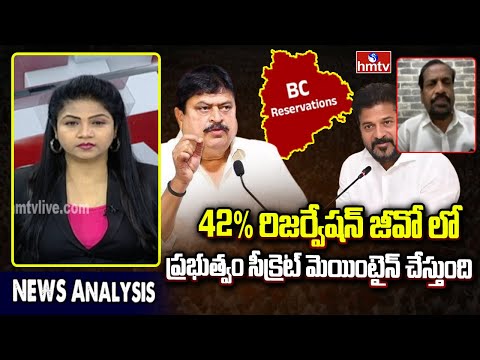 42% రిజర్వేషన్ జీవో లో ప్రభుత్వం సీక్రెట్ మెయింటైన్ చేస్తుంది |  BJP Senior Leader Vittal  | hmtv - HMTVNEWS
