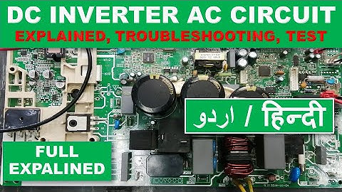 #49 DC Inverter AC board Outdoor Circuit Description Explained, Test, Troubleshoot & Repair Urdu