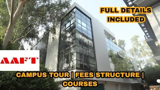 AAFT NOIDA CAMPUS TOUR || FEE STRUCTURE | EXPERIENCE | COURSES | Full detailed vlog 😍