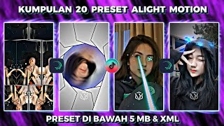 Kumpulan 20 Preset Base Alight Motion Jedag Jedug Viral Tiktok 2022 | Preset Dibawah 5mb & Xml