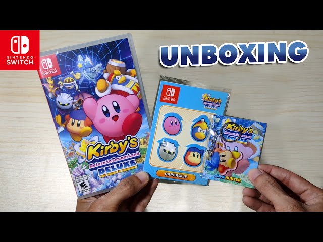 Kirby's Return to Dream Land Deluxe (Nintendo Switch) Unboxing 