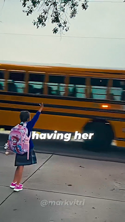 School Bus Didn’t Stop For Her 🥺