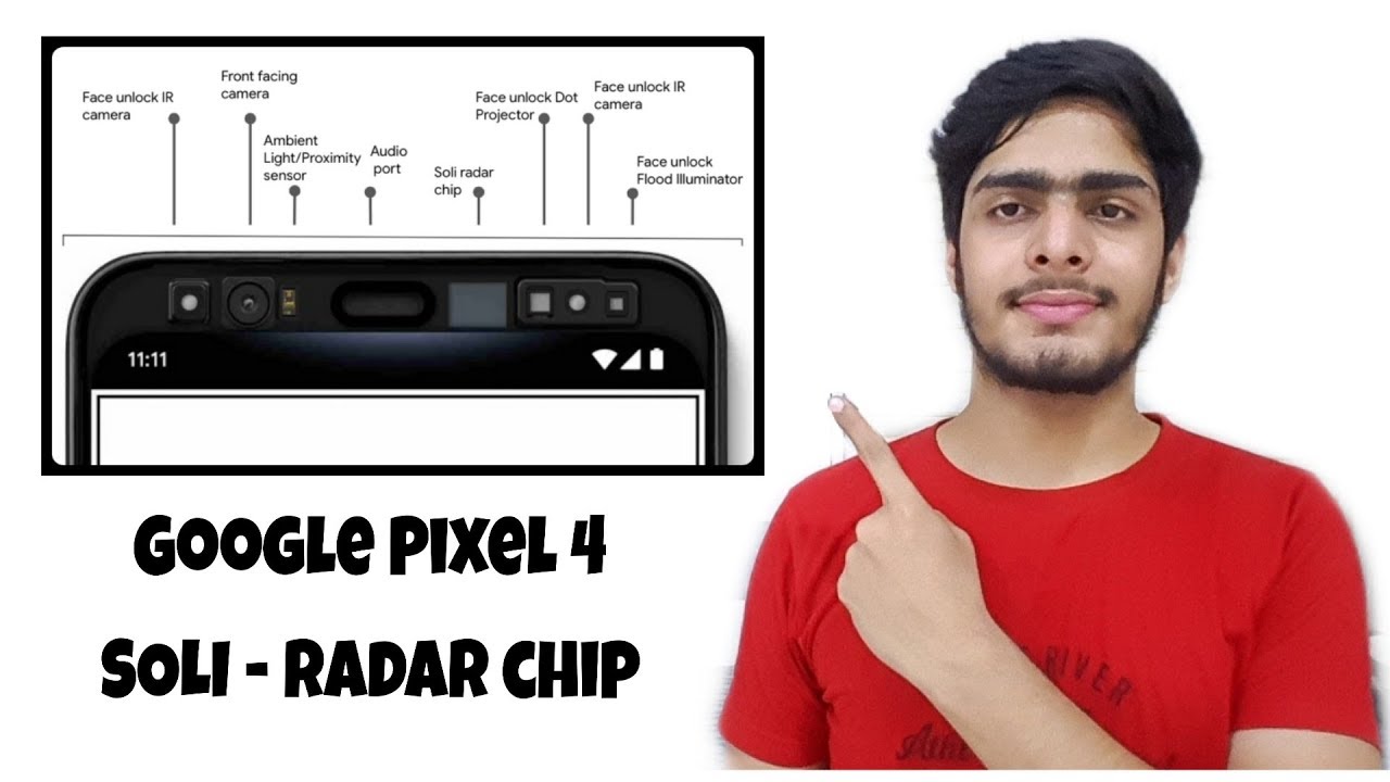 Google Pixel 4 - Soli ( Radar Chip )