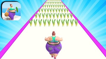 Fat 2 Fit 🍭🍭🍭 All Levels Gameplay iOS,Android Mobile Walkthrough Big New Update Max Levels F2F107108