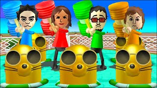 Wii Party MiniGames - Player Vs Yoko Vs Akira Vs Pierre (4 Players On Master Difficulty)