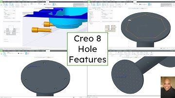 Creo Parametric 8.0 - Hole Feature Enhancements (Video 5)