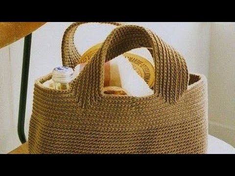 Пляжные сумки крючком со схемами