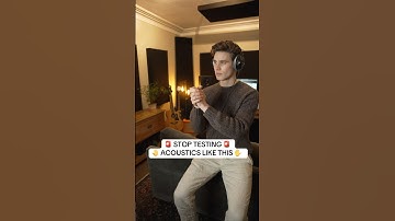 Stop Testing Acoustics Like This! #acousticpanels #homestudio #musicproduction