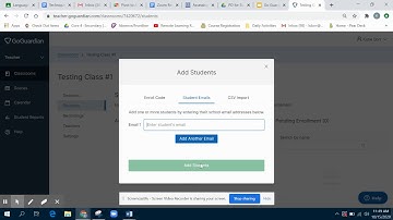 Adding Classes in Go Guardian