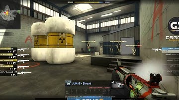 Shroud ace vs Netcode on Nuke (1v5)