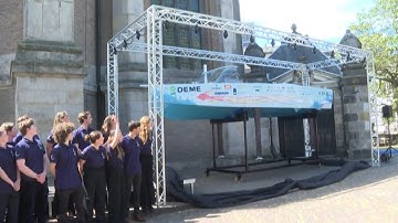 Dutch students launch hydrogen-powered boat to inspire greener shipping