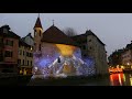 Illumination du palais de l'Île à Annecy en 2020 - Joyeuses fêtes