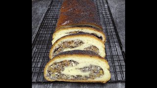 ЦЫГАНСКИЙ РУЛЕТ СЫВЬЯКО с творогом, маком и сухофруктами/Gypsy roll Saviako/Ciganrulaĵo Savijako