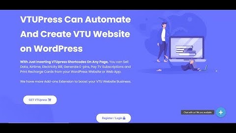 how to design and setup VTU website on WordPress