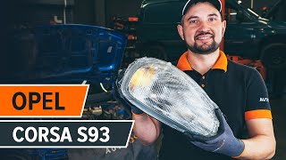 Wie OPEL CORSA B (73_, 78_, 79_) Frontscheinwerfer wechseln - Video-Tutorial