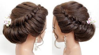 Easy hairstyles. New Bridal Updo For Long.