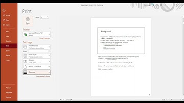 Print Multiple PPT Slides WITH NOTES on the Same Page