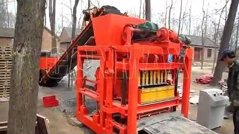 CANMAX QT4-25 SEMI-AUTOMATIC CONCRETE BLOCK MAKING MACHINE