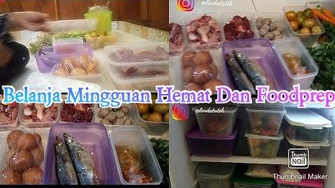 Belanja Mingguan || Food prep || Belanja hemat || kegiatan IRT
