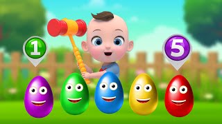 Number Song 1-10 | Counting by 1 to 10 | Egg Surprise Counting