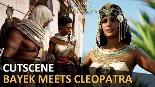 Assassin's Creed Origins - Bayek meets Cleopatra | All Cutscenes