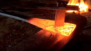 How To Mack Achinese Style Sword From metal sappirigapatti | Sword making | blacksmit🔥🔥