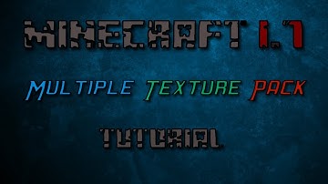 Minecraft 1.7: Multiple Resource Pack Tutorial